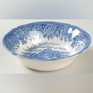 VINTAGE ENGLISH VILLAGE BY SALEM FRUIT BOWL